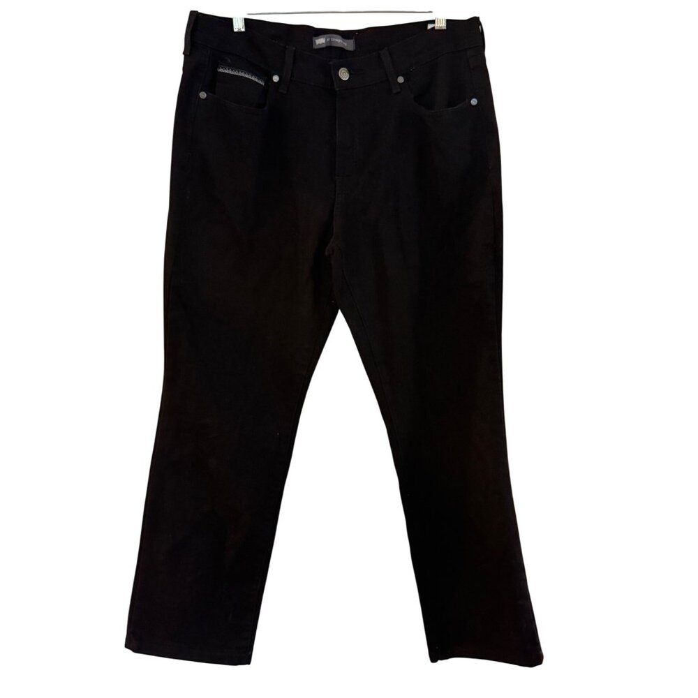 Levis 505 Straight Leg Mens  Black Denim Jeans